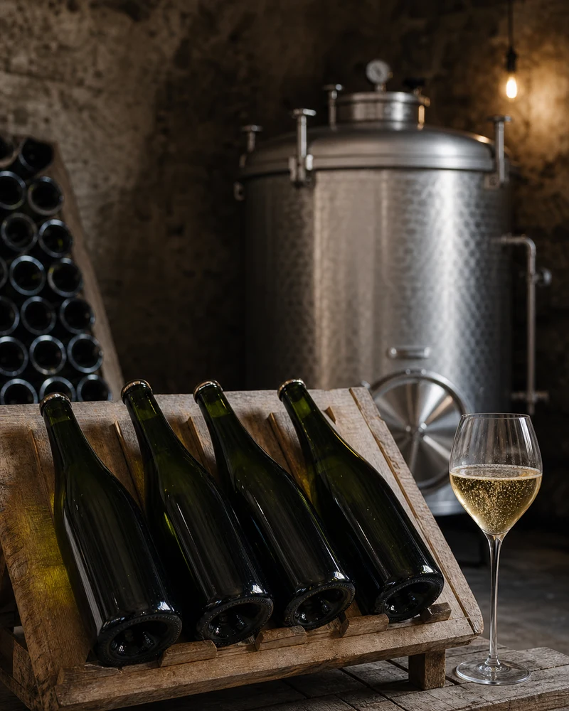 Four ways to put bubbles in wine.